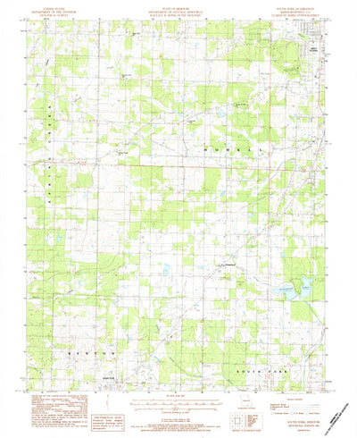 United States Geological Survey South Fork, MO (1983, 24000-Scale) digital map