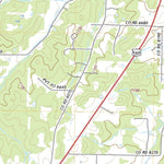 United States Geological Survey South Fork, MO (2021, 24000-Scale) digital map