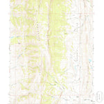 United States Geological Survey South Fork Mountain, WY (1967, 24000-Scale) digital map