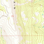 United States Geological Survey South Fork Mountain, WY (1967, 24000-Scale) digital map
