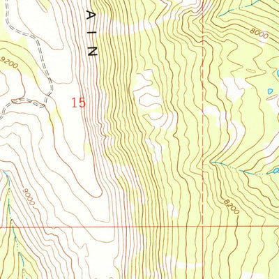 United States Geological Survey South Fork Mountain, WY (1967, 24000-Scale) digital map