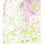 United States Geological Survey South Fort Smith, AR-OK (1948, 24000-Scale) digital map
