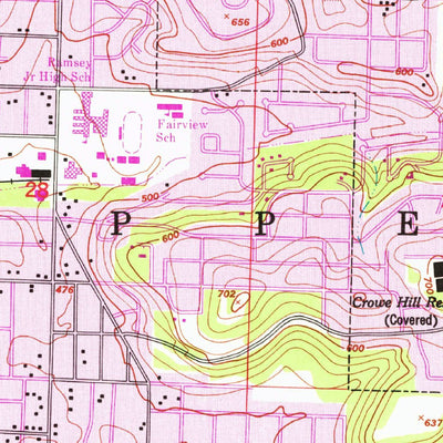 United States Geological Survey South Fort Smith, AR-OK (1948, 24000-Scale) digital map