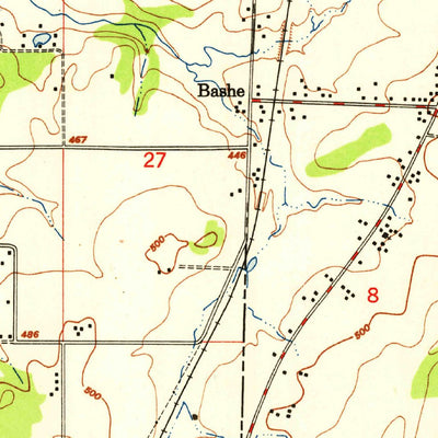 United States Geological Survey South Fort Smith, AR-OK (1951, 24000-Scale) digital map