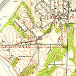 United States Geological Survey South Fort Smith, AR-OK (1951, 24000-Scale) digital map