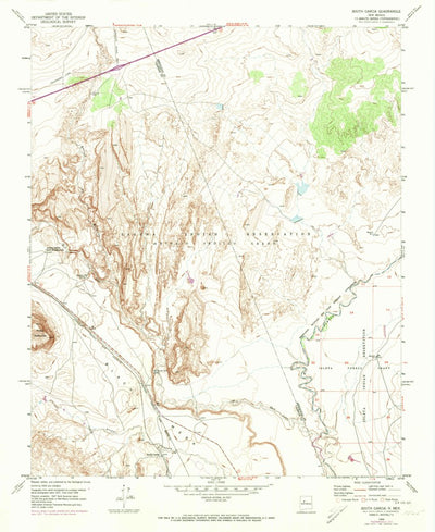 United States Geological Survey South Garcia, NM (1954, 24000-Scale) digital map