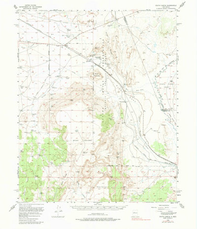 United States Geological Survey South Garcia, NM (1956, 62500-Scale) digital map