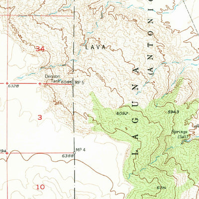 United States Geological Survey South Garcia, NM (1956, 62500-Scale) digital map