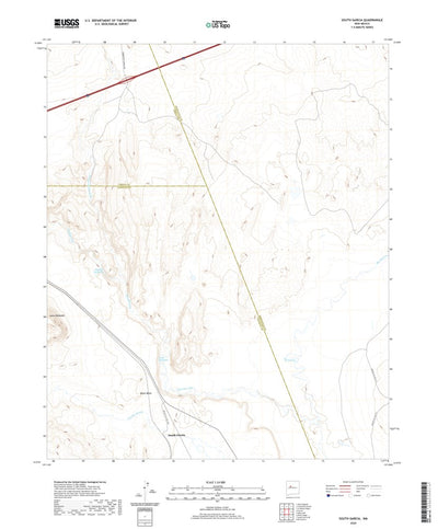 United States Geological Survey South Garcia, NM (2020, 24000-Scale) digital map