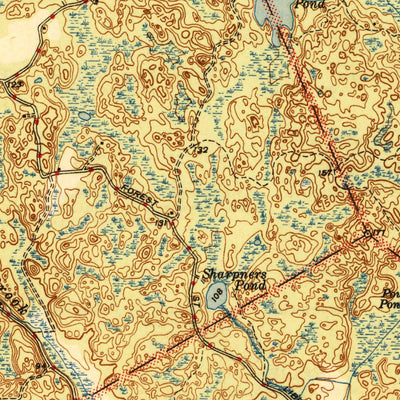 United States Geological Survey South Groveland, MA (1944, 31680-Scale) digital map