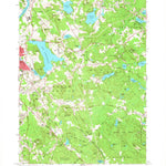 United States Geological Survey South Groveland, MA (1966, 24000-Scale) digital map