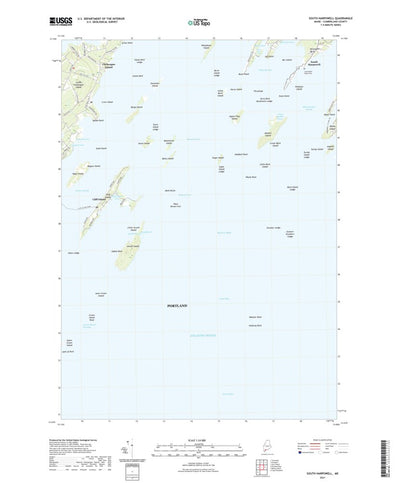 United States Geological Survey South Harpswell, ME (2021, 24000-Scale) digital map
