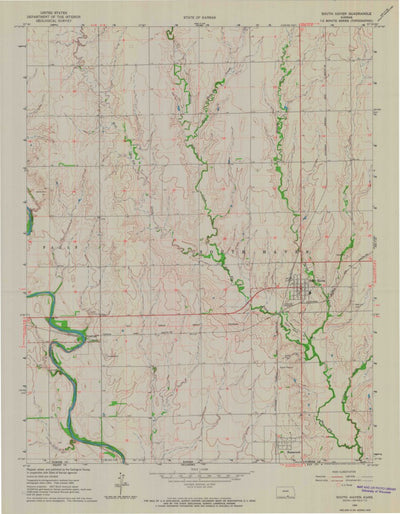 United States Geological Survey South Haven, KS (1965, 24000-Scale) digital map