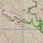United States Geological Survey South Haven, KS (1965, 24000-Scale) digital map