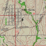 United States Geological Survey South Haven, KS (1965, 24000-Scale) digital map