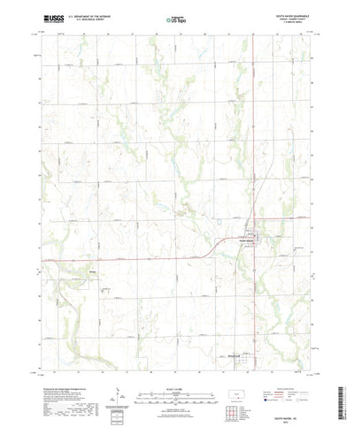 United States Geological Survey South Haven, KS (2022, 24000-Scale) digital map