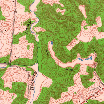 United States Geological Survey South Hill, KY (1953, 24000-Scale) digital map