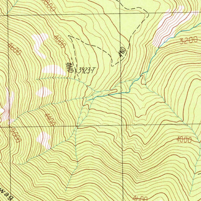 United States Geological Survey South Huckleberry Mountain, WA (1985, 24000-Scale) digital map