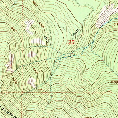 United States Geological Survey South Huckleberry Mountain, WA (1992, 24000-Scale) digital map
