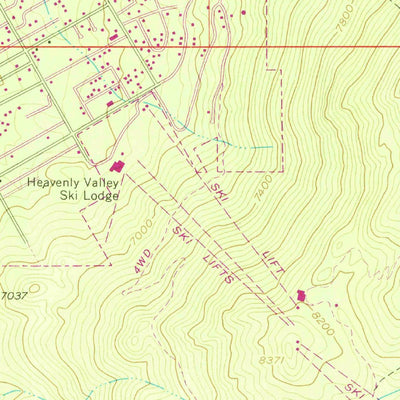 United States Geological Survey South Lake Tahoe, CA-NV (1955, 24000-Scale) digital map