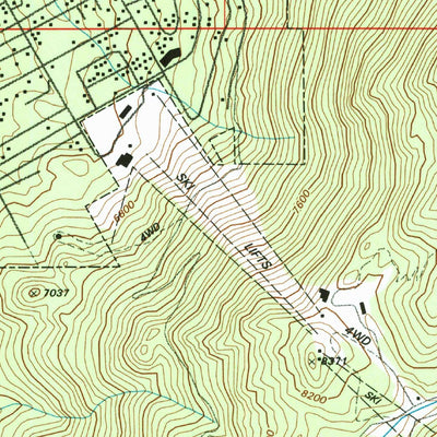 United States Geological Survey South Lake Tahoe, CA-NV (1992, 24000-Scale) digital map