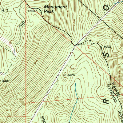 United States Geological Survey South Lake Tahoe, CA-NV (1992, 24000-Scale) digital map