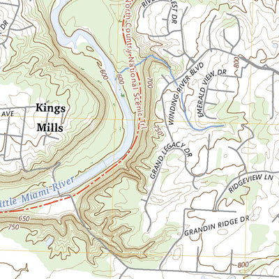 United States Geological Survey South Lebanon, OH (2023, 24000-Scale) digital map
