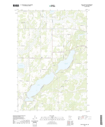 United States Geological Survey South Long Lake, MN (2022, 24000-Scale) digital map