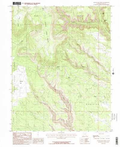 United States Geological Survey South Long Point, UT (1985, 24000-Scale) digital map