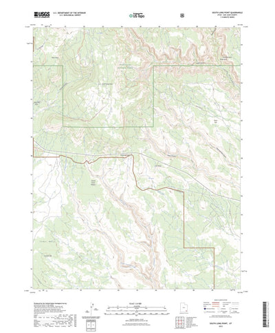 United States Geological Survey South Long Point, UT (2023, 24000-Scale) digital map