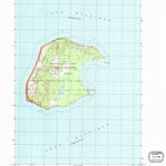 United States Geological Survey South Manitou Island, MI (1983, 25000-Scale) digital map