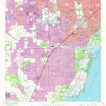 United States Geological Survey South Miami, FL (1956, 24000-Scale) digital map