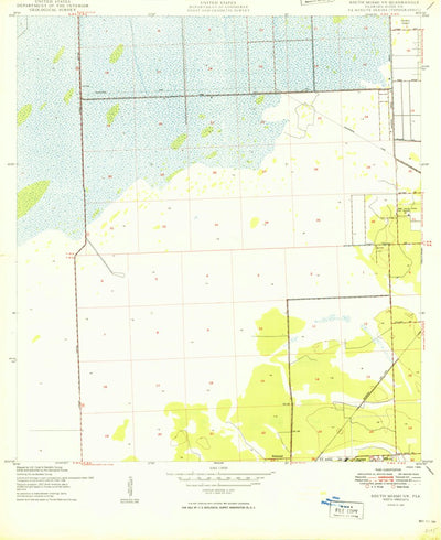 United States Geological Survey South Miami NW, FL (1949, 24000-Scale) digital map