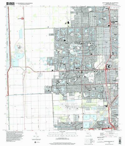 United States Geological Survey South Miami NW, FL (1994, 24000-Scale) digital map