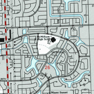 United States Geological Survey South Miami NW, FL (1994, 24000-Scale) digital map
