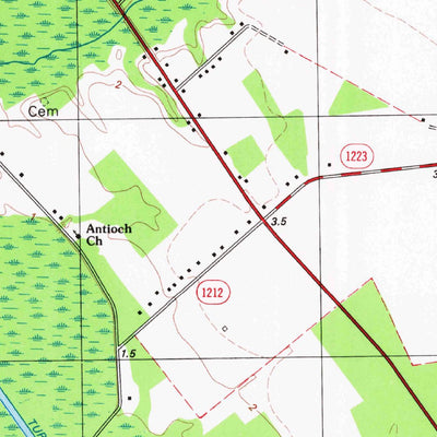 United States Geological Survey South Mills, NC (1982, 24000-Scale) digital map