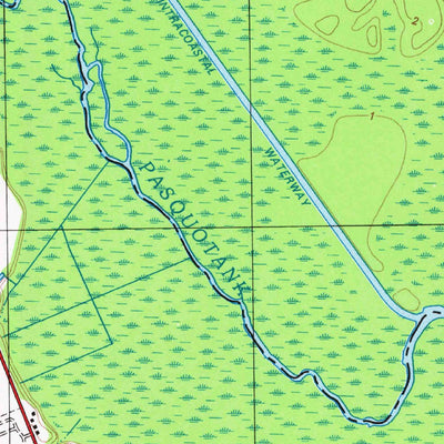 United States Geological Survey South Mills, NC (1982, 24000-Scale) digital map