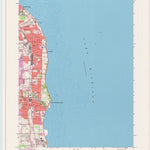 United States Geological Survey South Milwaukee, WI (1958, 24000-Scale) digital map