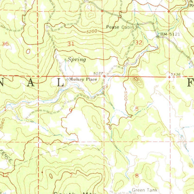 United States Geological Survey South Mountain, CA-OR (1962, 62500-Scale) digital map