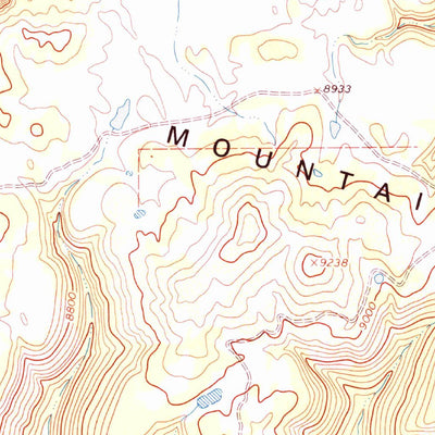 United States Geological Survey South Mountain, CO (1993, 24000-Scale) digital map