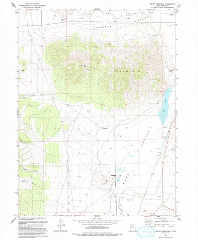 United States Geological Survey South Mountain, UT (1993, 24000-Scale) digital map