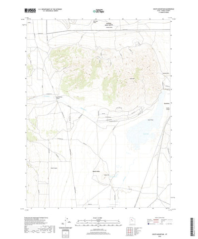 United States Geological Survey South Mountain, UT (2020, 24000-Scale) digital map