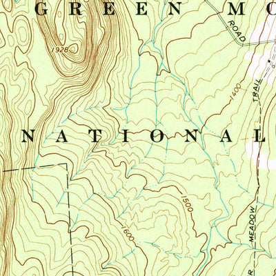 United States Geological Survey South Mountain, VT (1963, 24000-Scale) digital map