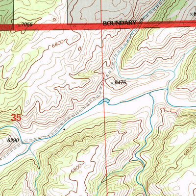 United States Geological Survey South Mountain, WY (1992, 24000-Scale) digital map