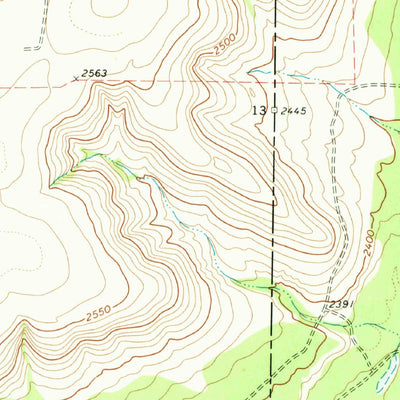 United States Geological Survey South Mustang Draw NE, TX (1970, 24000-Scale) digital map
