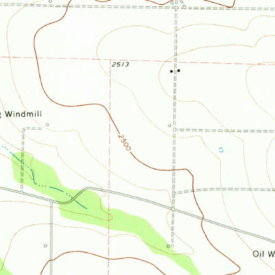United States Geological Survey South Mustang Draw SE, TX (1970, 24000-Scale) digital map