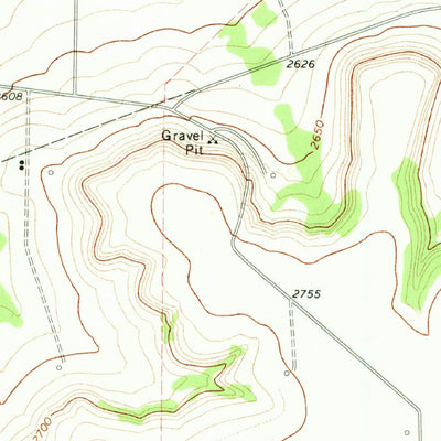United States Geological Survey South Mustang Draw SE, TX (1970, 24000-Scale) digital map