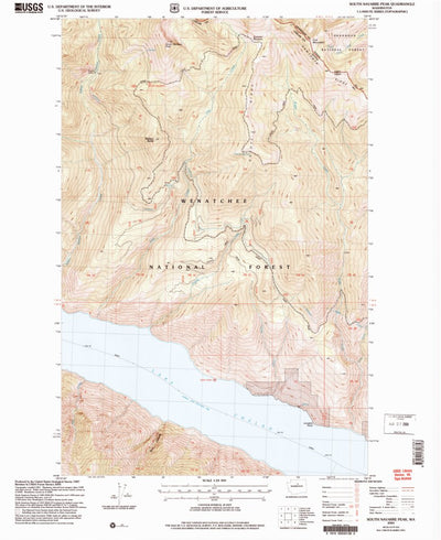 United States Geological Survey South Navarre Peak, WA (2004, 24000-Scale) digital map