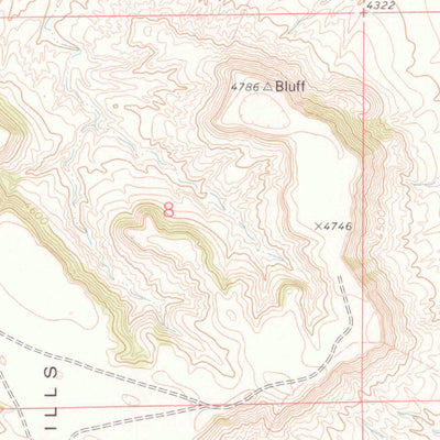 United States Geological Survey South Oat Creek, WY (1978, 24000-Scale) digital map