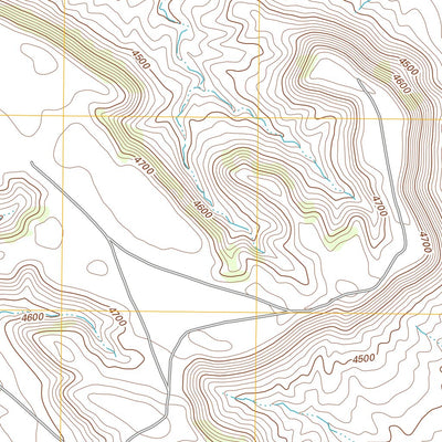 United States Geological Survey South Oat Creek, WY (2012, 24000-Scale) digital map